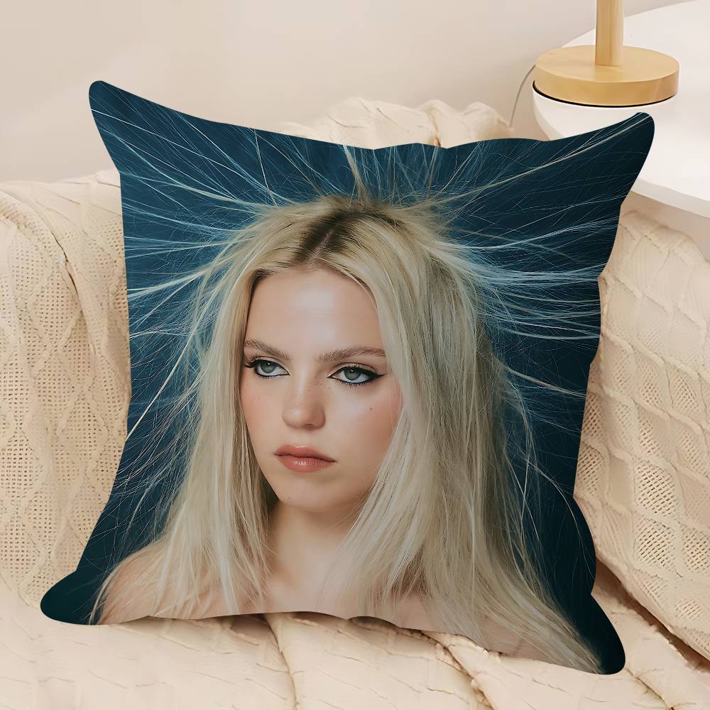 

Поп-певица актриса Рене Рапп Подушка Подарок Украшение для дома и офиса Спальня Диван Автомобильная наволочка 45x45 12x12Inch