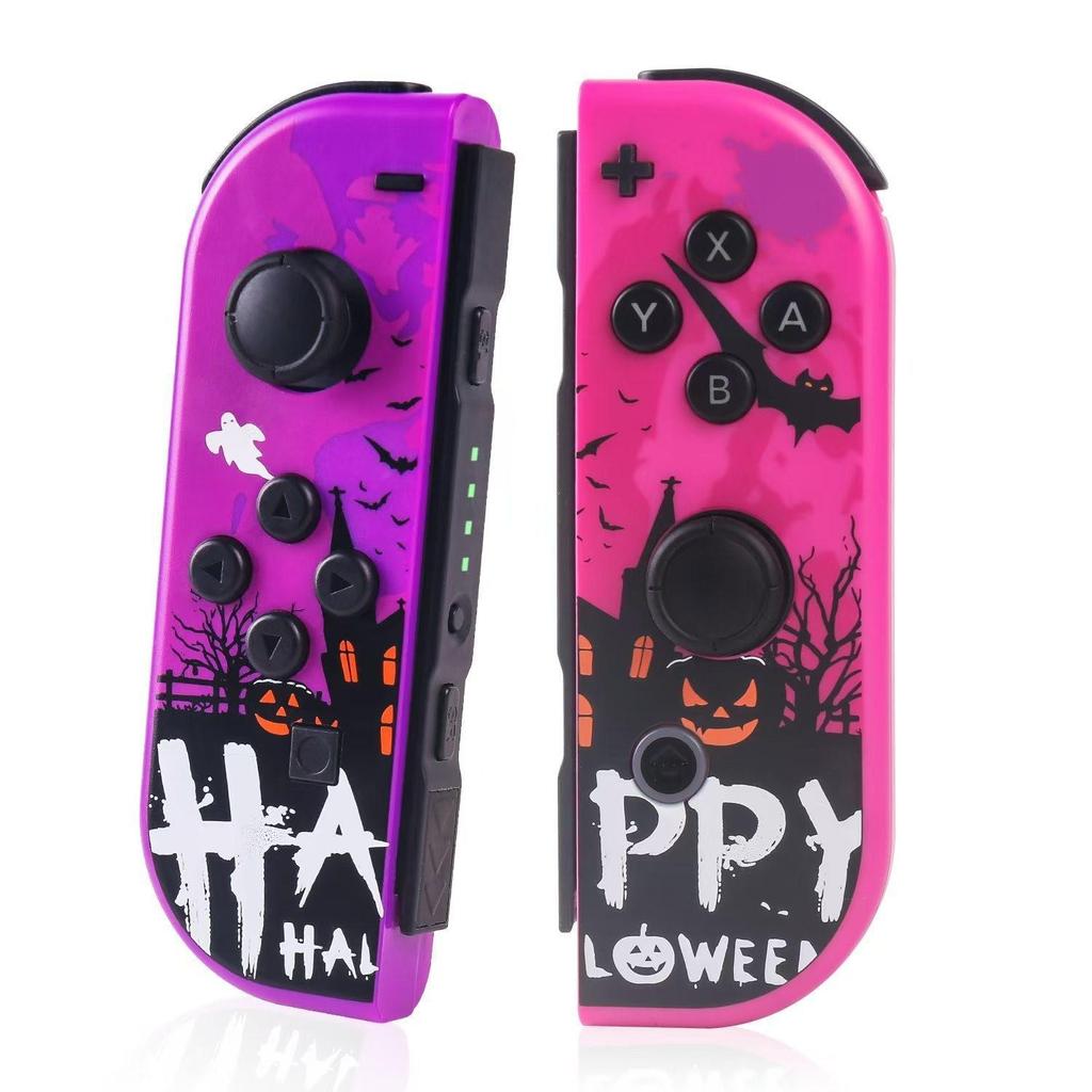 Controller Bluetooth JoyCon per NS Switch con impugnature sinistra/destra, funzione di attivazione remota e cinturino da polso