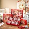 Chinese Ceramic Lucky Bowl and Chopsticks Gift Set
