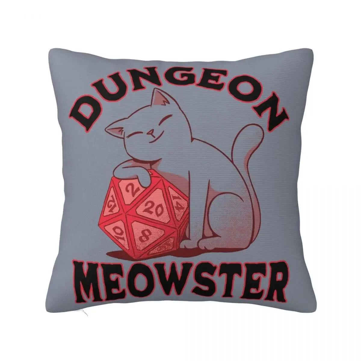 

Муррфектный бросок - Мастер Подземелий Мяу снова наносит удар! Наволочка Полиэстер Наволочка Чехол для подушки Спальня Молния 66x66cm бежевый