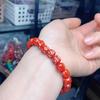 Passion Fruit Seed Women's Cinnabar Bracelet - Luck-Turning Red Beads Jewelry