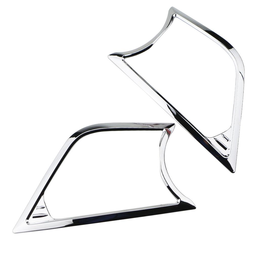 For Toyota Innova 2016 - 2025 Front Fog Light Sticker Fog Lamp Frame Cover Trim 2Pcs Decoration Stickers Car Styling Accessories