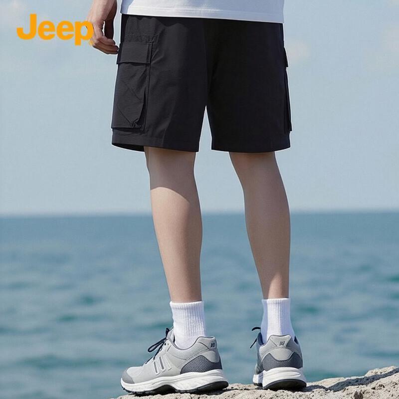 Jeep Men's Summer Quick-Dry Casual Shorts