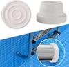 4 Pack Slip Resistant End Covers Rubber Buffer Replacement Accessories Swimming Pool Ladder Rubber Plugs for Pool Ladder