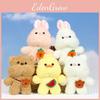 Adorable Plush Animal Keychain Featuring Cute Rabbit And Bear Designs For Kids