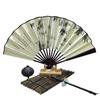 Traditional Folding Fan with High Aesthetic Value, Portable, Chinese Style, Specifically for Dancing, Handmade Accessory for Hanfu