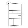 VidaXL Glass Shower Wall Bathtub Partition Bathroom Accessory Shower Partition Home Interior ESG 150754