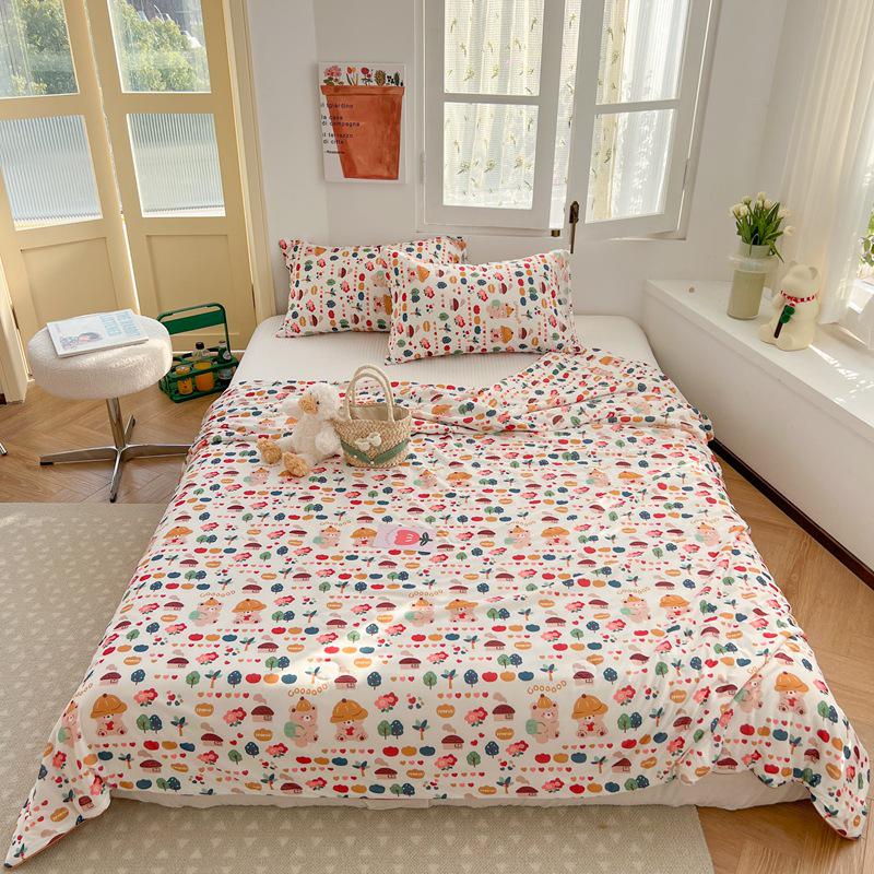 2025 Soft Milk Knit Cotton Soy Summer Cool Quilt