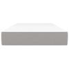 VidaXL Pocket Spring Bed Mattress, Memory Foam Mattress, Bedroom Bed Mattress, Light Grey 4007141