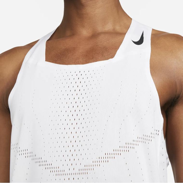 Nike Einfarbiges Logo Ärmelloses Tanktop Herren Tops Weiß DM4624-100