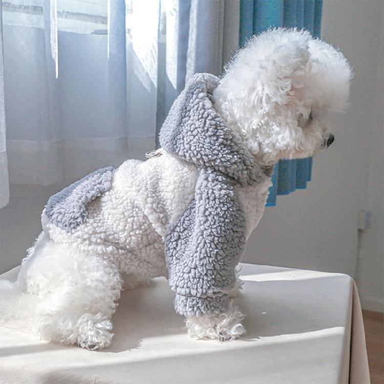 Outdoor Dog Warm Fleece Brushed Sweatshirts Jackets Vest for Small Medium Dogs