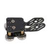 CW Key Automatic Shortwave Radio Double Paddle Morse Code Key Telegraph Key PCB Built In Magnet