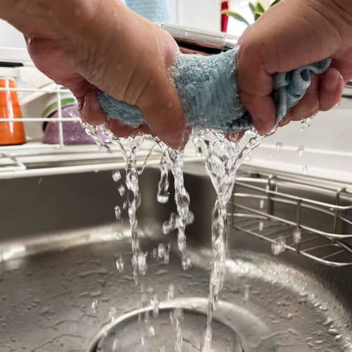 REDREAM 3-Piece Microfiber Cleaning Cloth Set, Perfect for Wiping Glass, Windows, Kitchen Dishwashing, Mirror Cleaning, and Stainless Steel