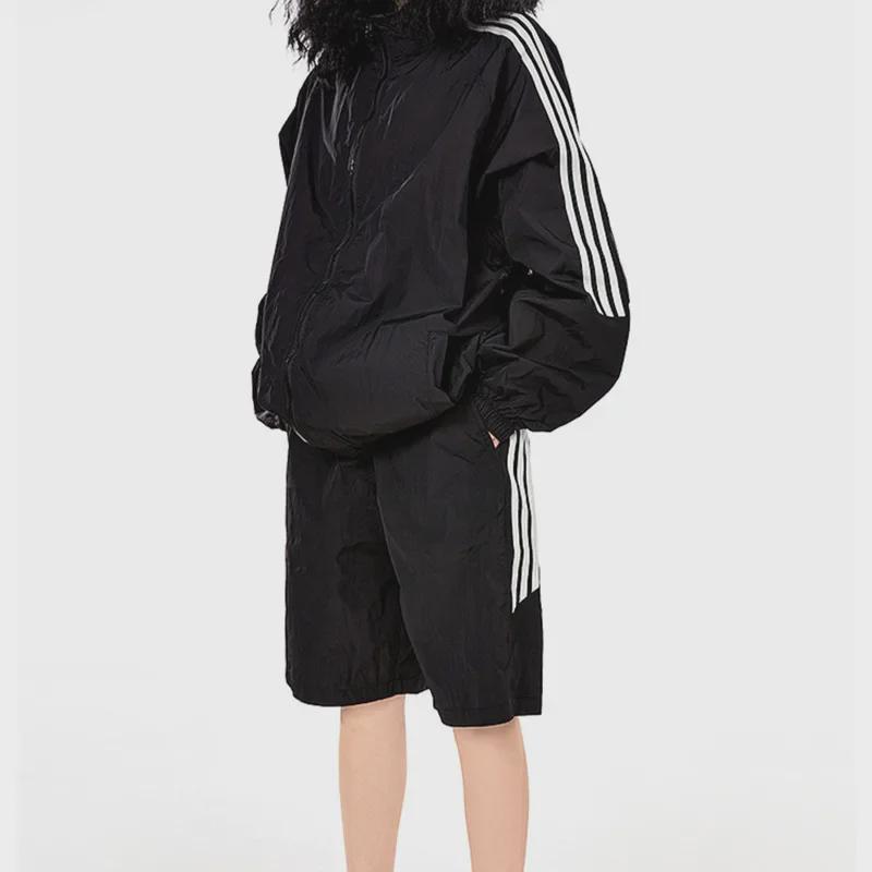 Summer 2024 Breathable Ice Silk Sports Suit: UV-Protective, Korean-Style Two-Piece Jacket