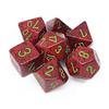D7 Die Set Dice Speckled Poly (7 Dice) (Strawberry)