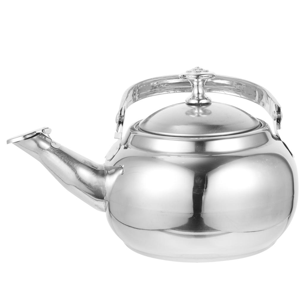 Hervidor de Té de Acero Inoxidable con Cuello de Cisne con Filtro Hervidor de Agua Fría No Magnético Sin Ruido Calentador Calentador de Té Cocina