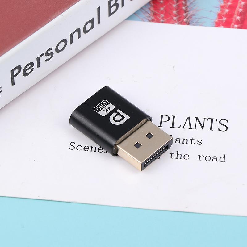 4K Displayport Dummy Plug Dp Virtual Display Adapter Desktop Accessories For Pc Graphics Video Card