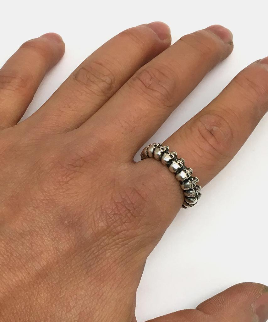 Sheen666 Small Skull Complex Ring (Type A)