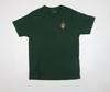 Rainier Men's Green Aztec Graphic Cotton T-Shirt Size L