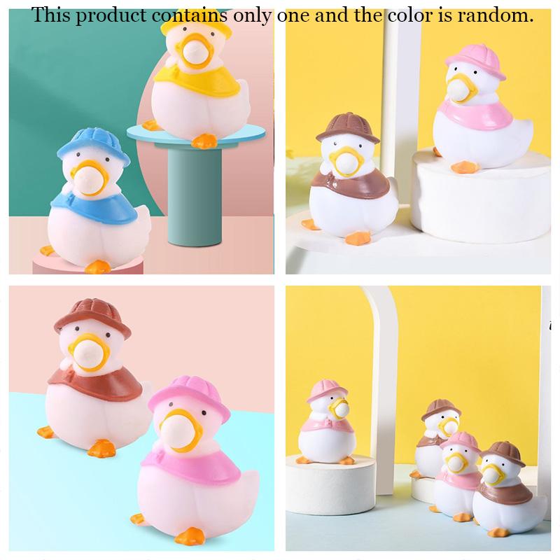 Bubble Tpr Duck Slow Rebound Toy Decompression Release Animal Figurine Gift Kids