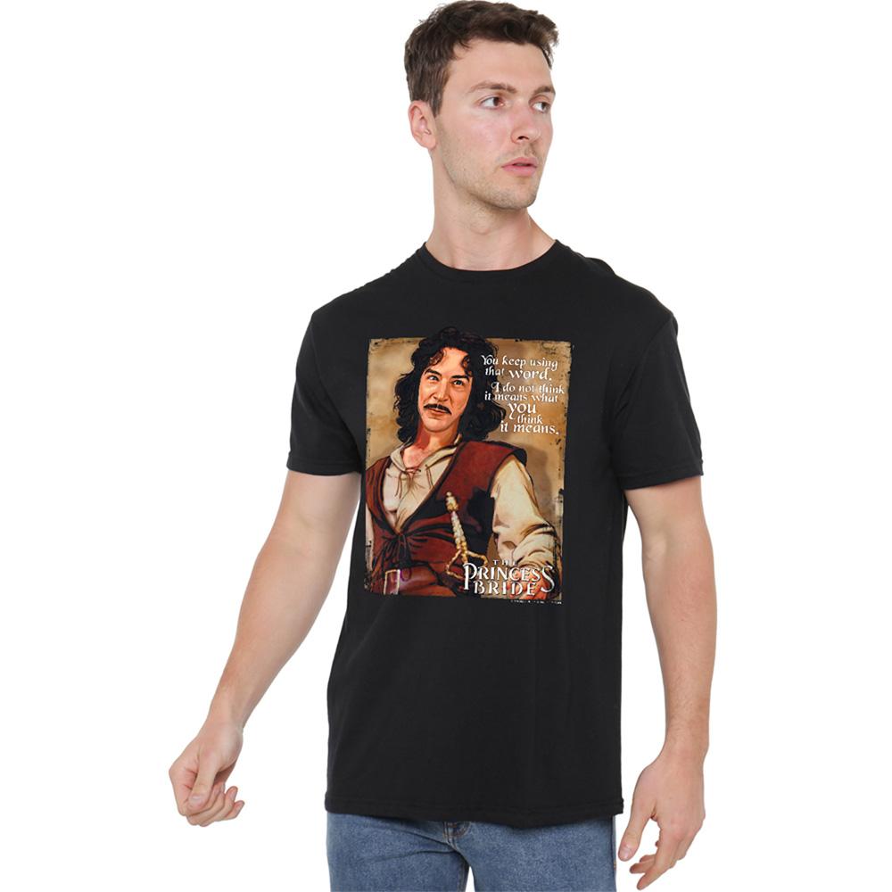The Princess Bride Unisex Adult Word T-Shirt