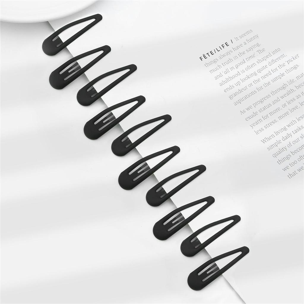 1card/bag Fashion Rubber Paint Geometric Hairpin Hair Claw For Women Ladies Girls Makeup Hair Barrettes Hair Accessories Crab Bath Clip Headwear