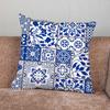 Blue And White Print Pillow Case For Home Bedroom Car Office Decoration Living Room Sofa Cushion Cover Suitable