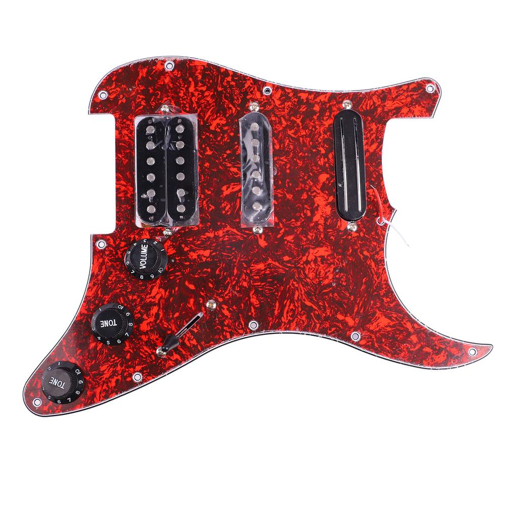 E-Gitarren Schlagbrett Vorverdrahtet Single Double Coil Tonabnehmer 1 Lautstärke 2 Tonregler Bestückte Tonabnehmerplatte