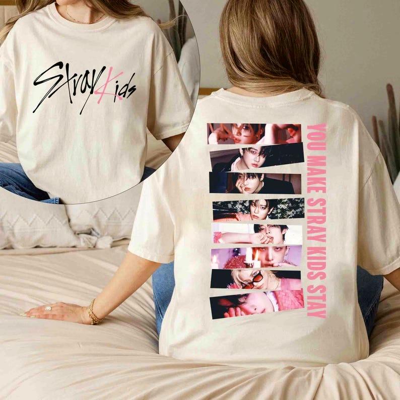 

Футболка Stray Kids Do It 2 сторони, Футболка Stray Kids Domiate World Tour 2026, Футболка Stray Kids Kpop, Футболка з альбому SKZ Do It, Футболка Stray Kids Stay S