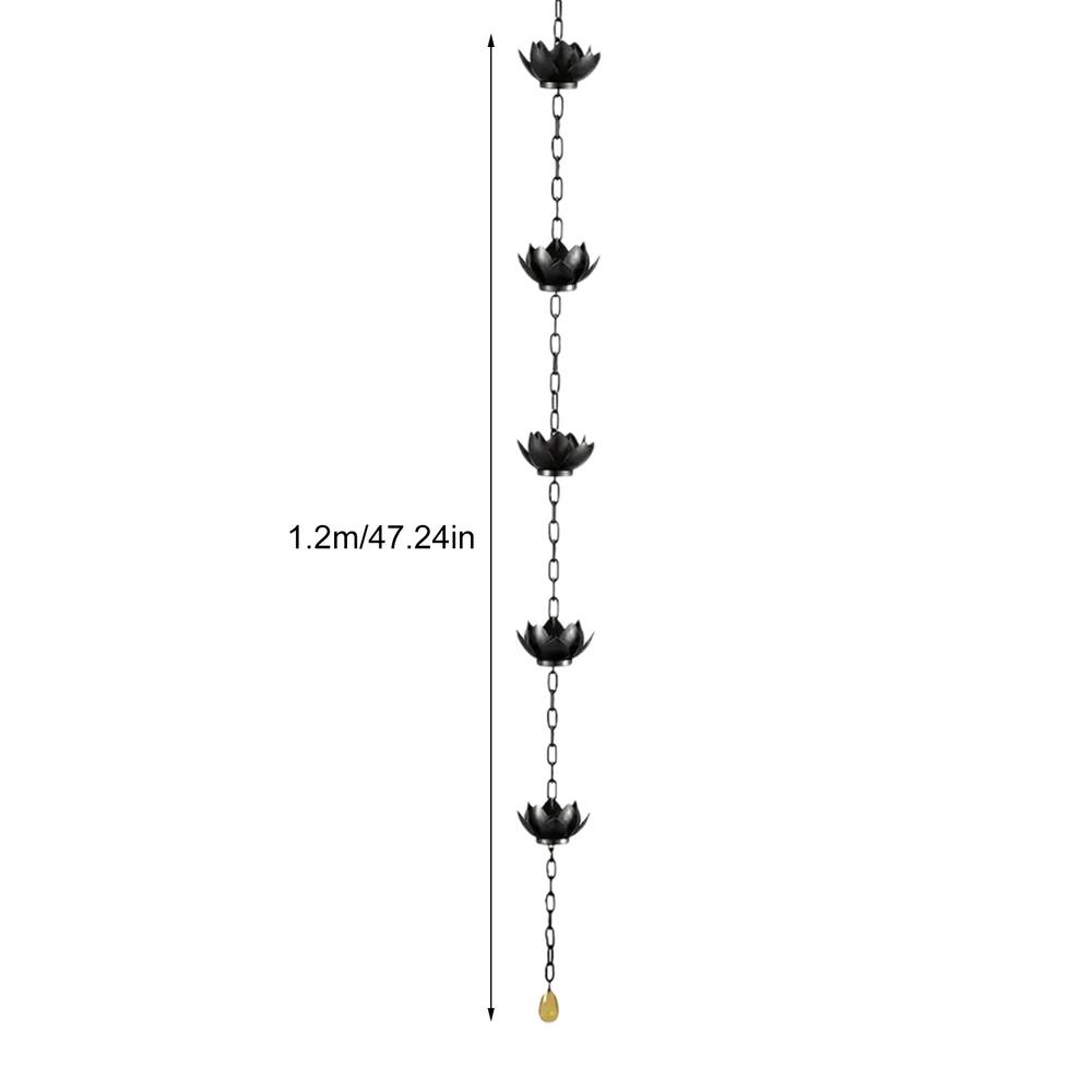 Rain Chains For Gutters Decorative Outdoor Gutter Rain Drum Functional And Decorative Replacement Gutter Rainwater Diverter