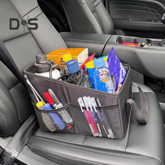 Skládací organizér na autosedačku, vícekapsový úložný box, organizér do kufru auta s nastavitelnými popruhy na parky, pláže, pikniky