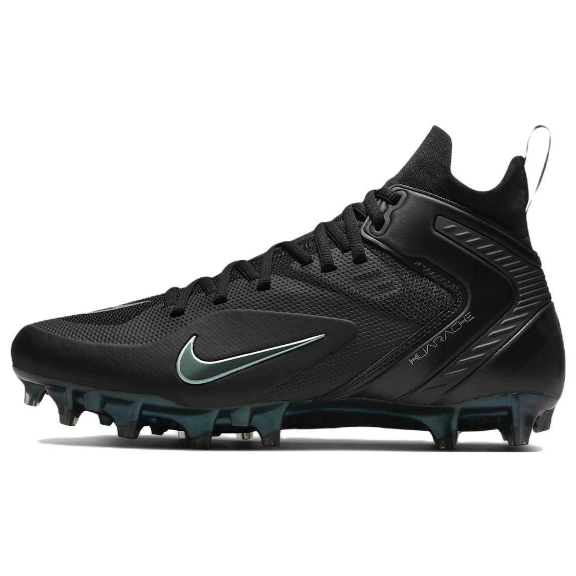 

Nike Alpha Huarache 8 Elite Black Metallic Silver Unisex Sneakers Dark-Grey CW4440-005 36.5