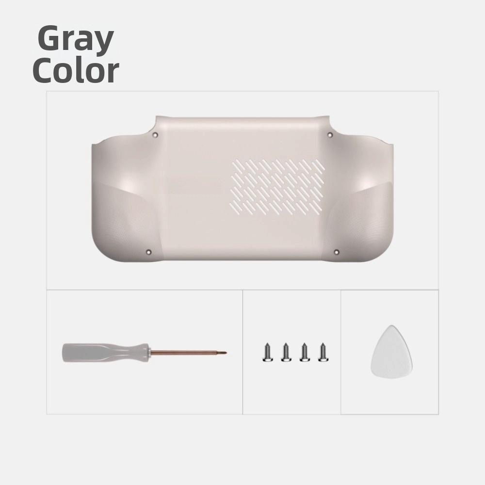 1 Set With Grip Replacement Rear Cover for Retroid Pocket Nova Game Console Accessories