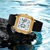Sport EL Light Casual Watch Chronograph Countdown Stopwatch Digital Wristwatch Mens Clock