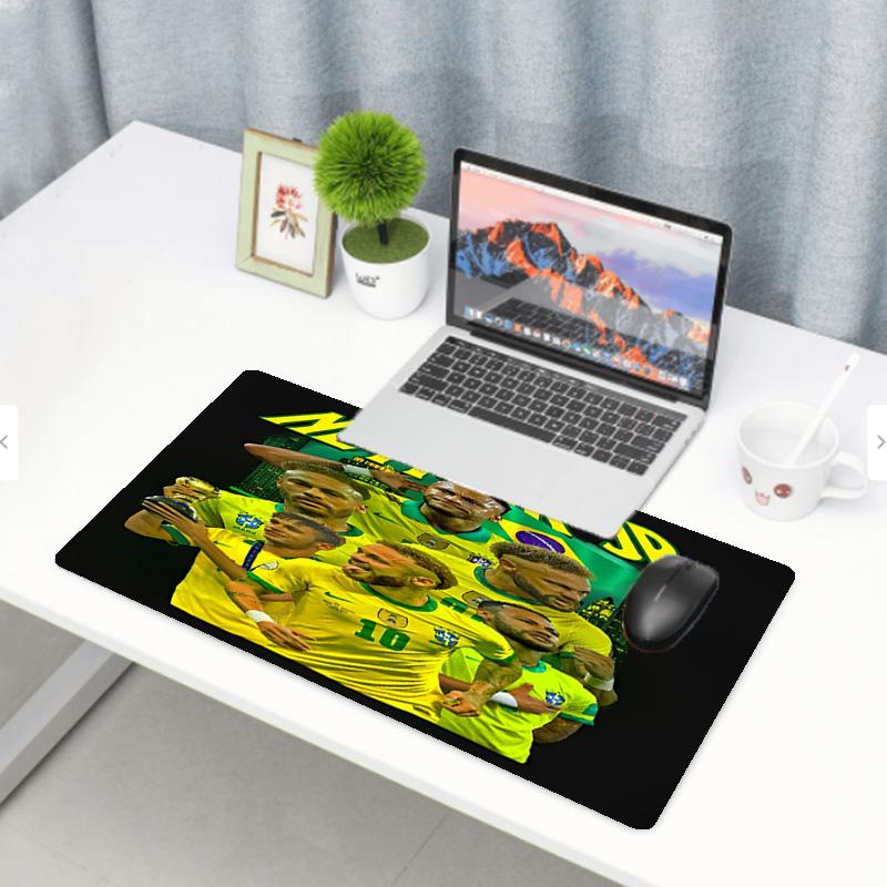 Neymar Jr Print Mouse Pad, Anti‑Slip Desktop keyboard Mat, for PC Laptop Gaming Working Daily Use, Cool Festival Surprise Gift