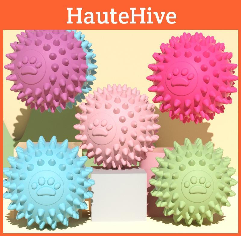 Durable Tpr Footprint Ball For Dogs Chewable And Tooth-cleaning Toy