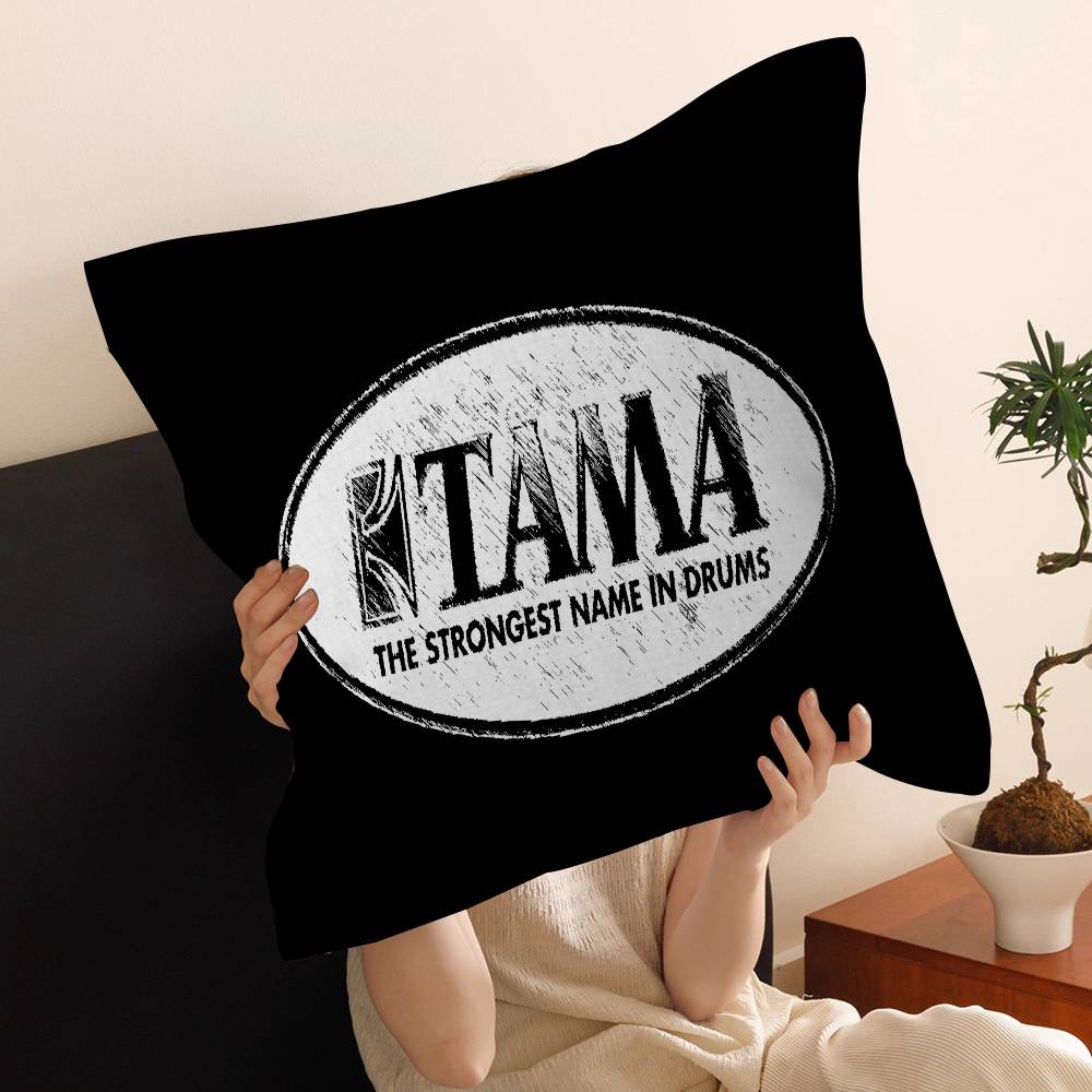 Stylish T-TAMA Drum Pillowcase toon Gift Cushion Cover Bedroom Home Sofa Chair Seat Decor pillow case