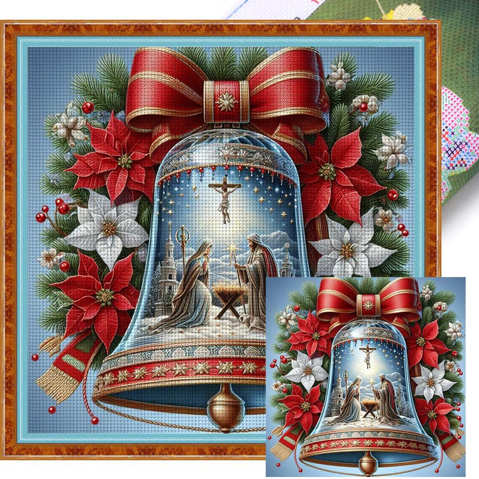 Полная вышивка хлопковой нитью 14CT Печатный набор для вышивки крестом Ангел Искусство