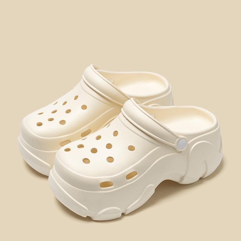 Stoere Platform Klomp Sandalen Dames Zomer Zacht Dikke Bodem Strand Tuin Schoenen Vrouw Slippers Antislip EVA Sleehak Slippers