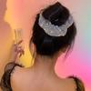Sparkling Rhinestone Hair Rope Large Intestine Elastic Scrunchies Headband For Ponytail Female Hair Ring Hair Accessories K0