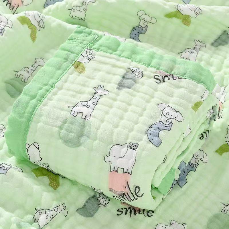 Six-layer Pure Cotton Gauze Baby Blanket and Swaddle
