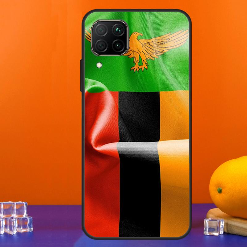 Sambia Flagge Für Huawei Nova 12s 12i 11i 5T 9 10 SE Y91 Y90 Y60 Y70 Y72 Y61 P60 Pro P20 P40 P30 Lite Hülle