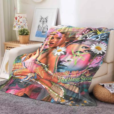 American Singer Addison Rae Blanket For Sofa Office Bed Plane Travel Sleep Read Relax Camping Soft And Warm