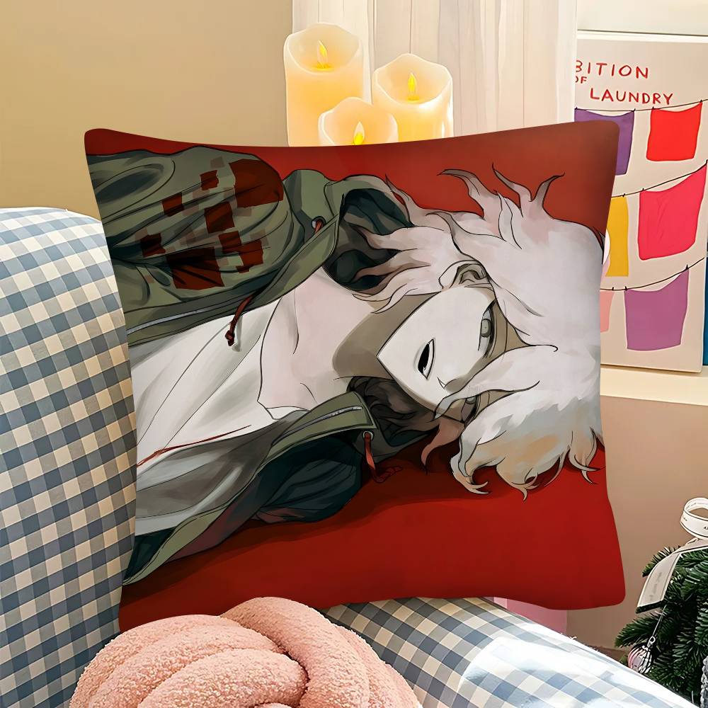 1Pc Nagito Hajime K-Komahina Pillow Case Fashion Square Pillowcase Bedroom Sofa Room Ins Decoration Leisure