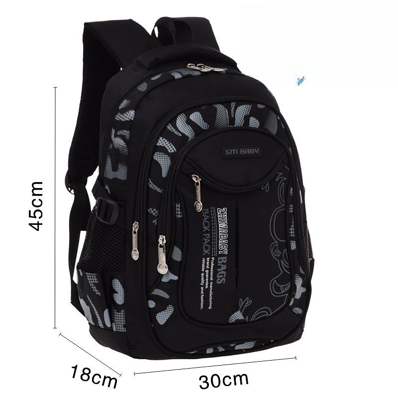 Casual Large-capacity Men's Backpacks, Lightweight and Wear-resistant Schoolbags for Primary School Students and Children
