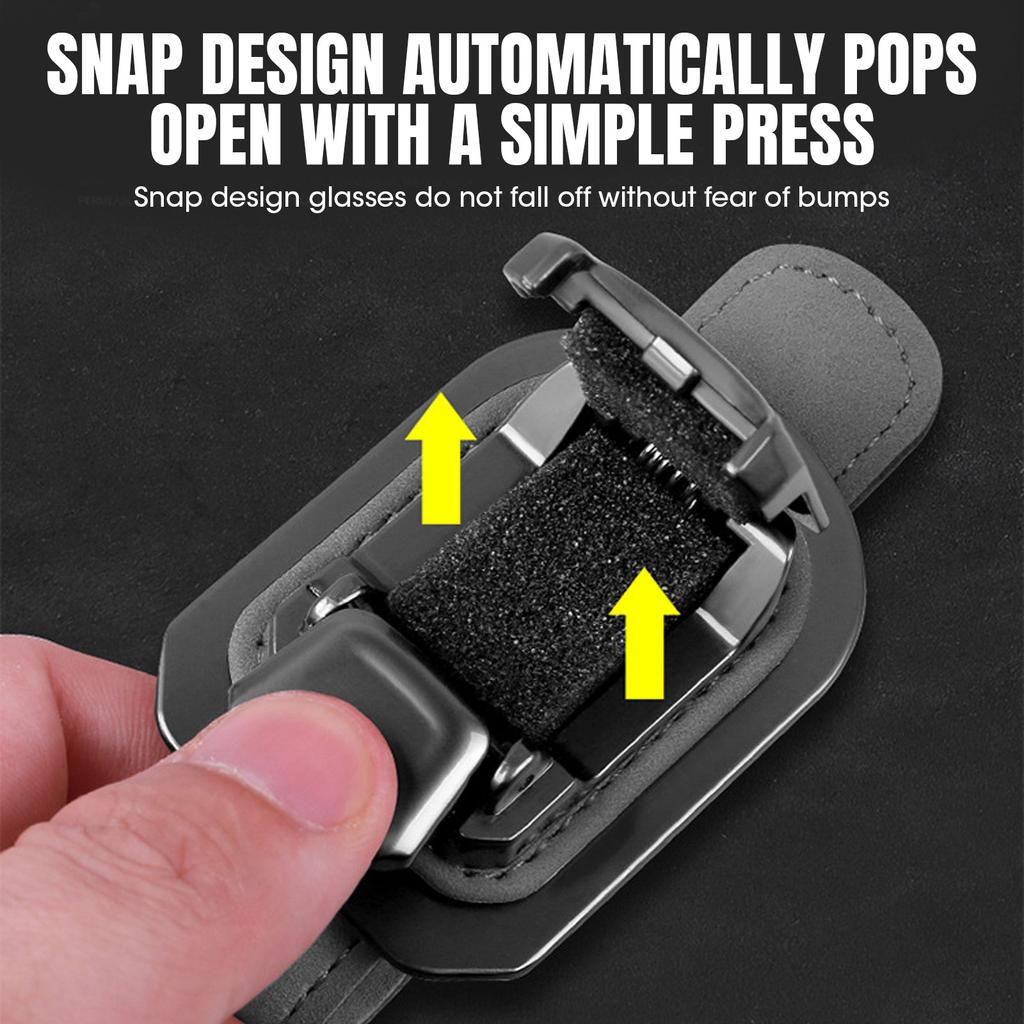 Car Visor Sunglasses Holder Clip Multifunctional Creativity Car Sun Visor Glasses Protective Case For Car Interior Accessories