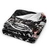 Doom Slayer Gaming Blanket  Warm Fashion Plush Throw Blanket For Couch Chair Sofa Bed Camping Flannel Bedspread Bed Cover