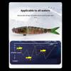 3D Minnow Fishing Lures Salt Swimbait Wobbler Multi-Section Fishing Lures Saltwater Fishing Lures Fishing Baits Wobbler