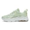 Li-Ning Meteor Non-Slip Shock Absorbing Durable Low-Top Running Shoes Women sneakers White Green ARXT010-4