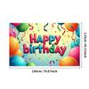 Portable Party Banner Festive Easy-to-hang Colorful Event Decoration Eye-catching Colorful Banner for Special Occasion